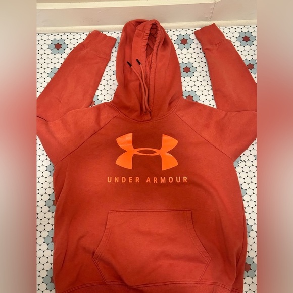 Under Armour Tops - Underarmor orange hoodie